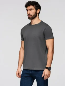 Ombre Komplet t-shirtów OM-TSBS-0268 Kolorowy Regular Fit