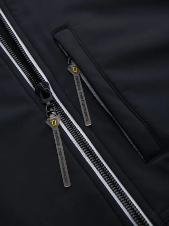 Ombre Kurtka przejściowa OM-JANP-0292 Czarny Regular Fit