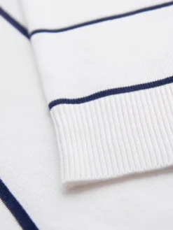 Ombre Longsleeve OM-POLS-0146 Biały Regular Fit