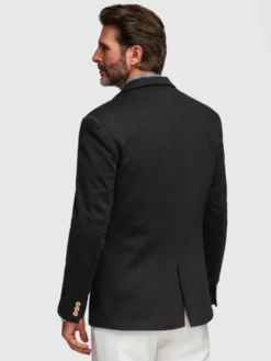 Ombre Marynarka M170 Czarny Slim Fit