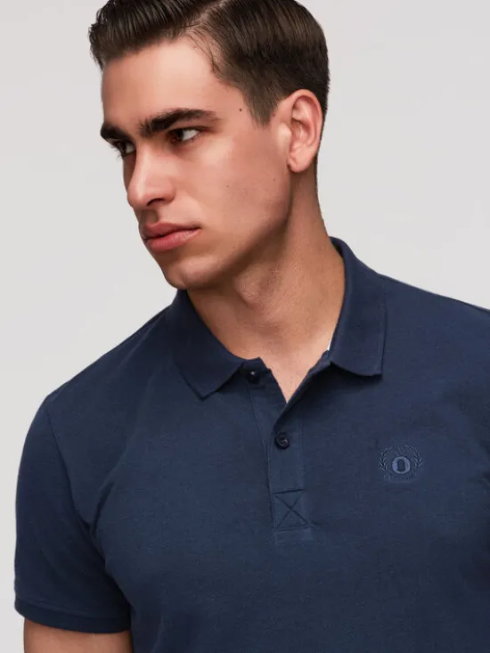 Ombre Polo OM-POBS-0171 Kolorowy Regular Fit