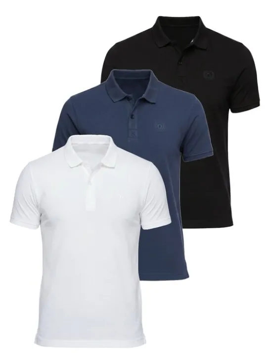 Ombre Polo OM-POBS-0171 Kolorowy Regular Fit