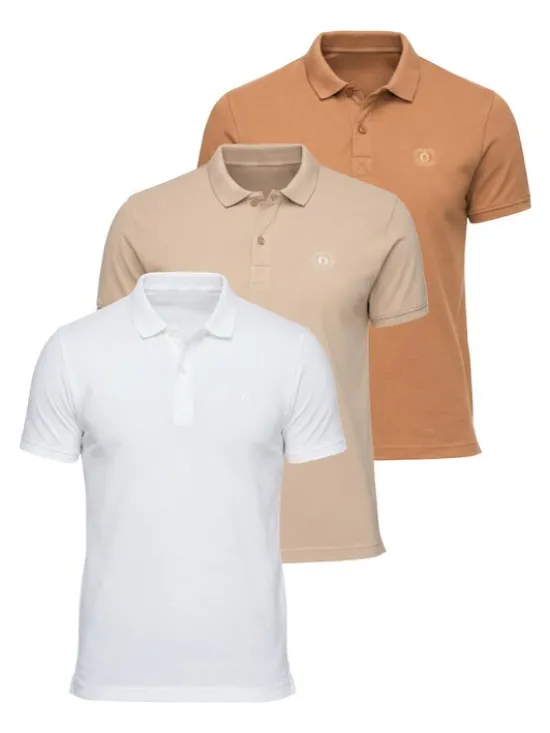 Ombre Polo OM-POBS-0171 Kolorowy Regular Fit