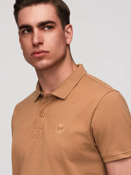 Ombre Polo OM-POBS-0171 Kolorowy Regular Fit