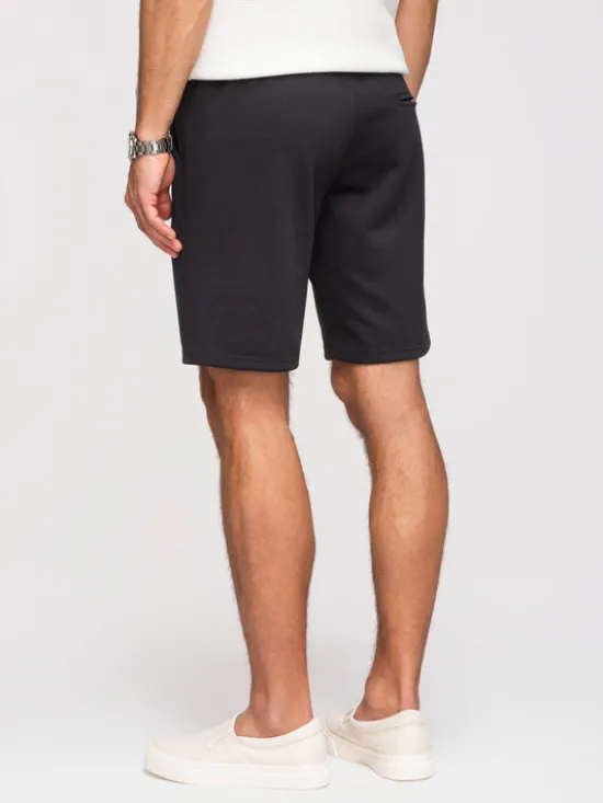 Ombre Szorty materiałowe OM-SRSK-0124 Czarny Regular Fit