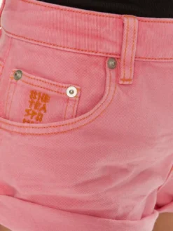 One Teaspoon Szorty jeansowe Bandits 26780 Różowy Regular Fit