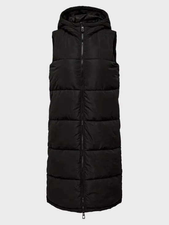 ONLY Bezrękawnik Alina 15241995 Czarny Regular Fit