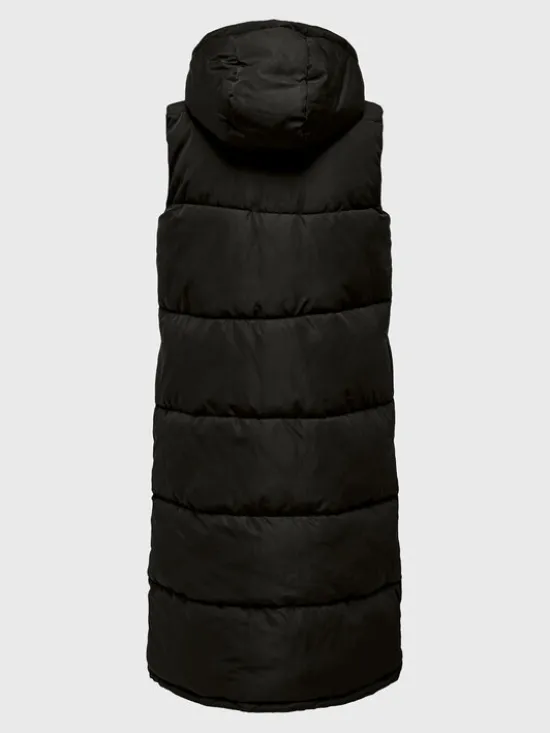 ONLY Bezrękawnik Alina 15241995 Czarny Regular Fit