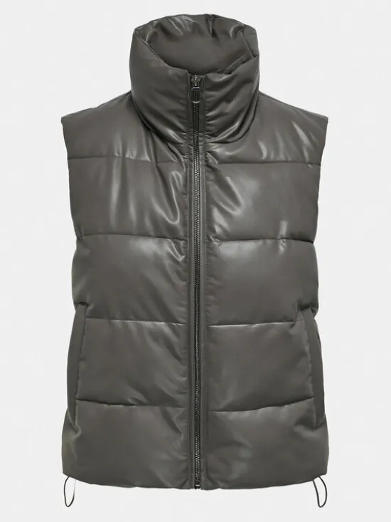 ONLY Bezrękawnik Anja 15316064 Szary Regular Fit