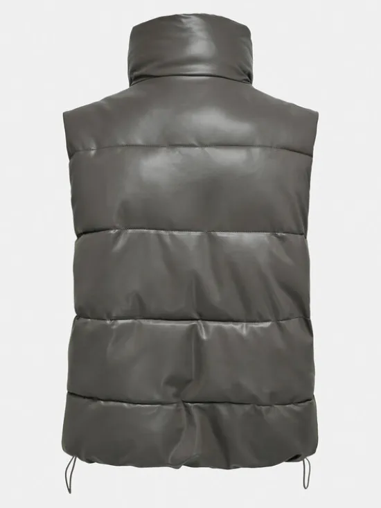 ONLY Bezrękawnik Anja 15316064 Szary Regular Fit