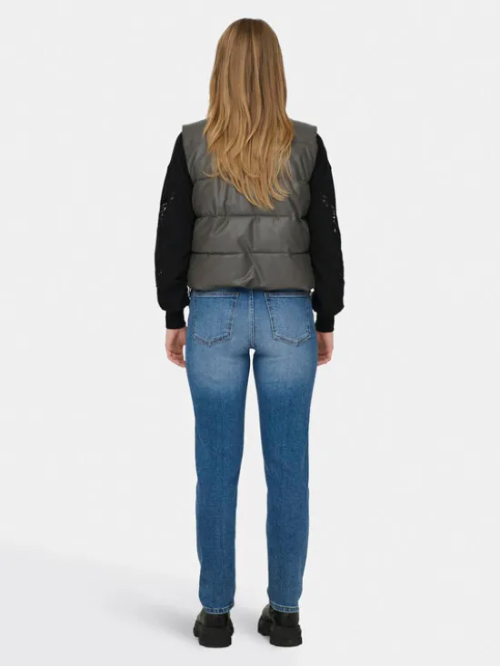 ONLY Bezrękawnik Anja 15316064 Szary Regular Fit
