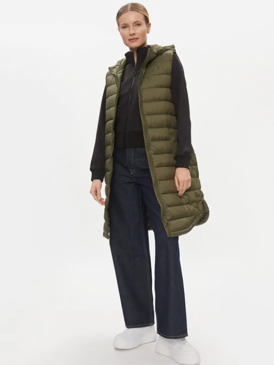 ONLY Bezrękawnik Melody 15258350 Khaki Regular Fit