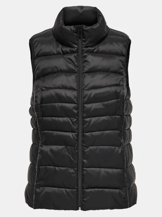 ONLY Bezrękawnik New Claire 15225157 Czarny Regular Fit