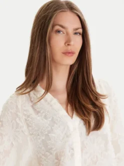 ONLY Bluzka Korsa 15360837 Beżowy Oversize