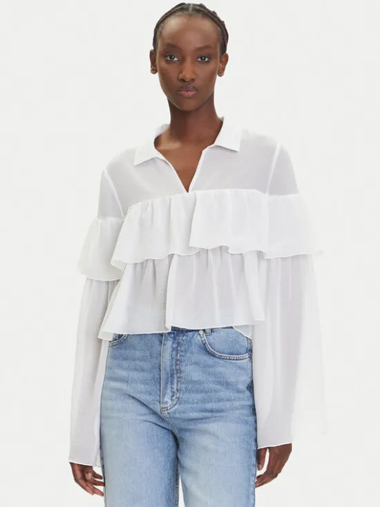 ONLY Bluzka Suzzi 15360661 Biały Regular Fit