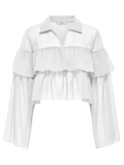 ONLY Bluzka Suzzi 15360661 Biały Regular Fit