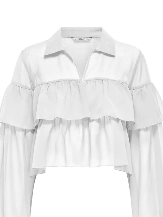 ONLY Bluzka Suzzi 15360661 Biały Regular Fit