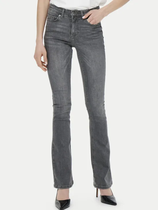 ONLY Jeansy Blush 15233721 Szary Flared Fit