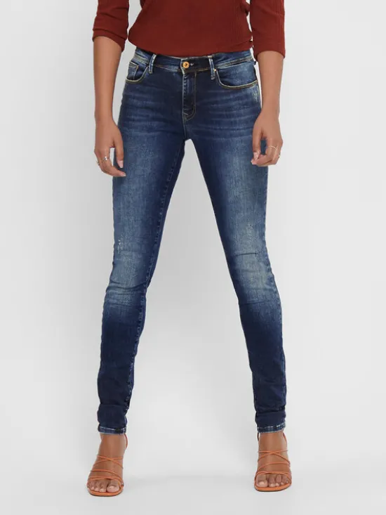 ONLY Jeansy Shape 15159137 Granatowy Skinny Fit