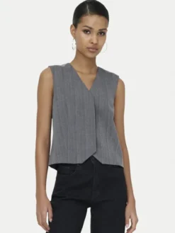 ONLY Kamizelka garniturowa Jackie 15364317 Szary Regular Fit