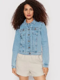 ONLY Kurtka jeansowa Wonder 15243147 Niebieski Regular Fit