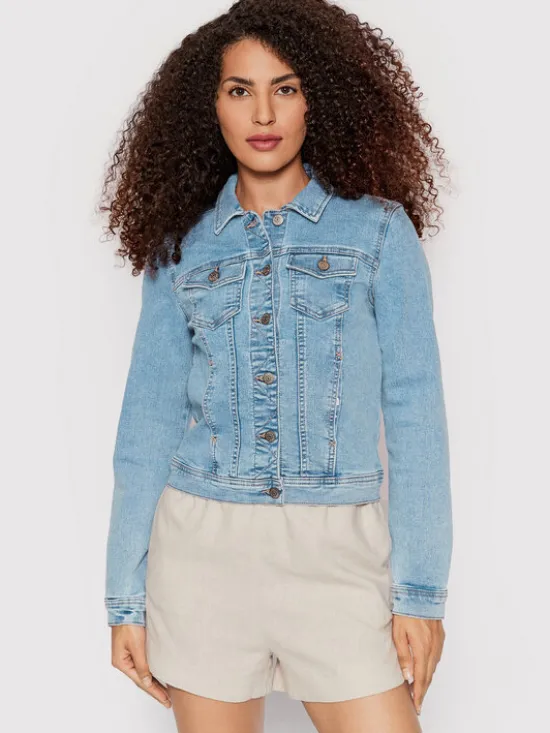ONLY Kurtka jeansowa Wonder 15243147 Niebieski Regular Fit