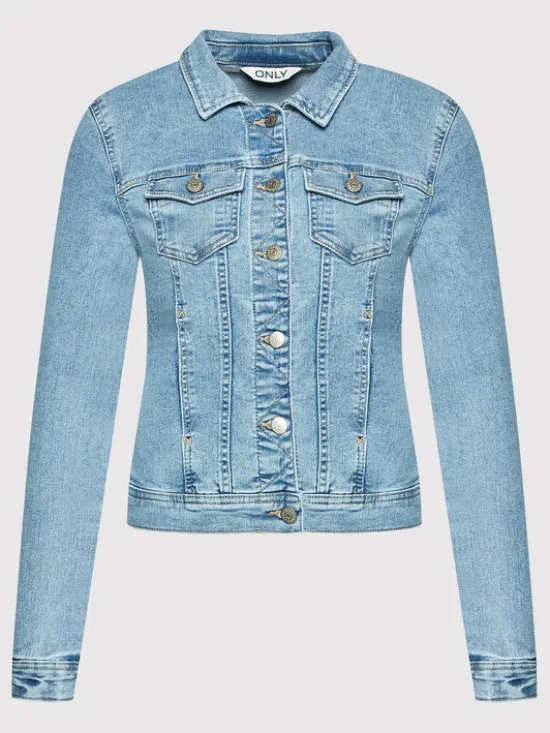 ONLY Kurtka jeansowa Wonder 15243147 Niebieski Regular Fit