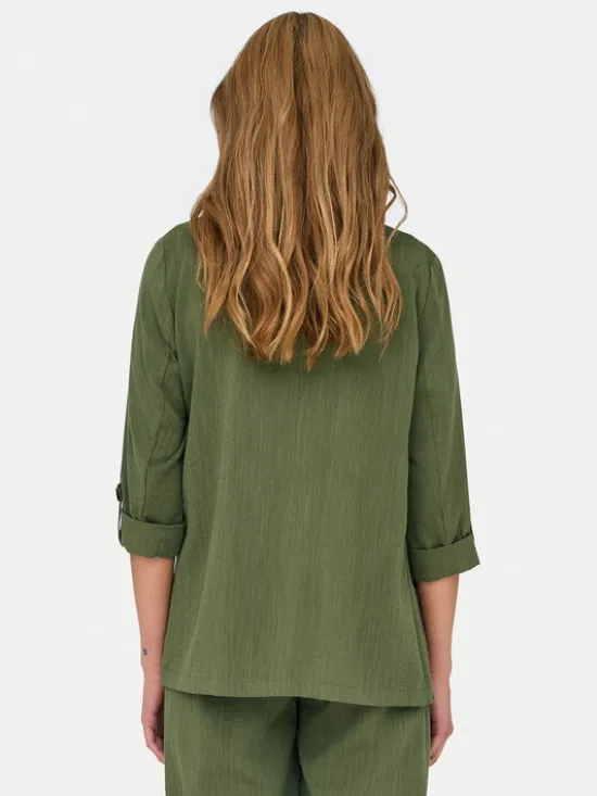 ONLY Marynarka Marsa 15308084 Zielony Loose Fit
