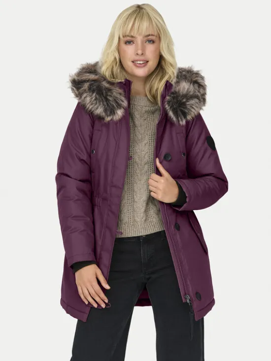 ONLY Parka Iris 15304625 Różowy Regular Fit