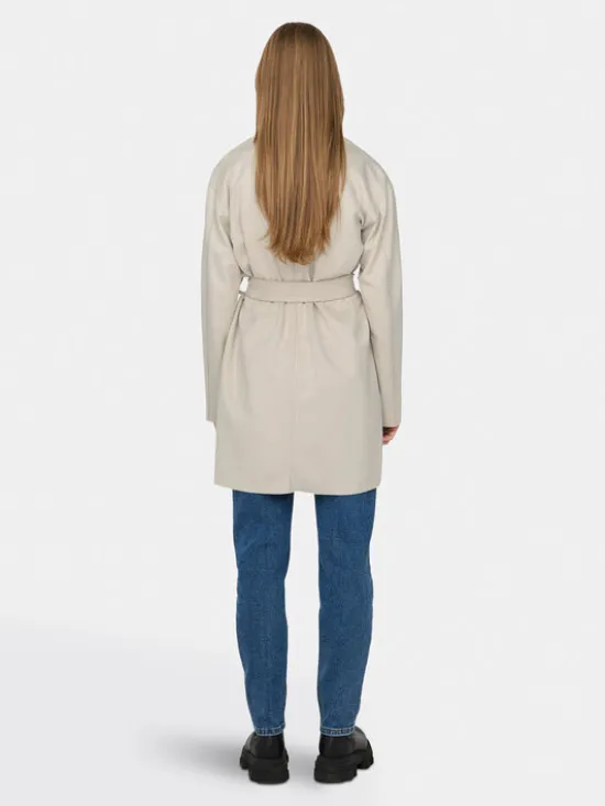 ONLY Płaszcz przejściowy Joline 15315660 Beżowy Regular Fit