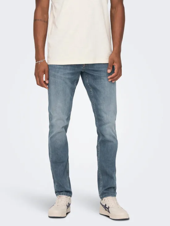 Only & Sons Jeansy Loom 22024064 Niebieski Slim Fit
