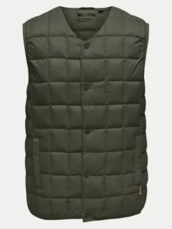 Only & Sons Kamizelka Gavin 22030622 Zielony Regular Fit