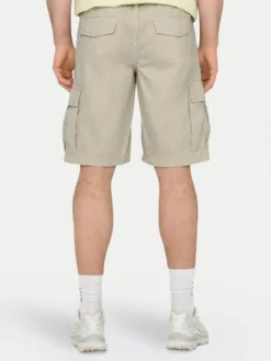 Only & Sons Szorty materiałowe Loc Cargo 22029214 Beżowy Regular Fit