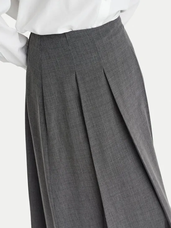 ONLY Spódnica maxi Lexie 15359282 Szary Regular Fit