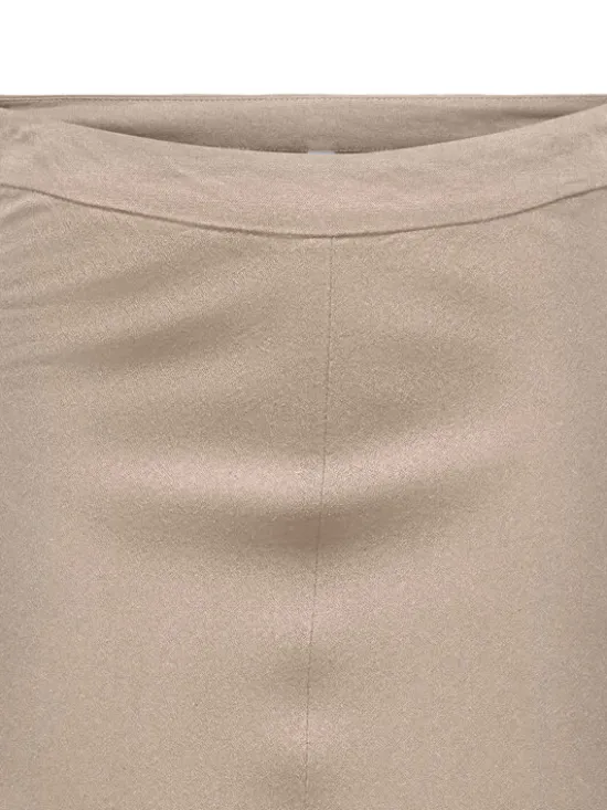 ONLY Spódnica midi Goa 15363690 Beżowy Regular Fit