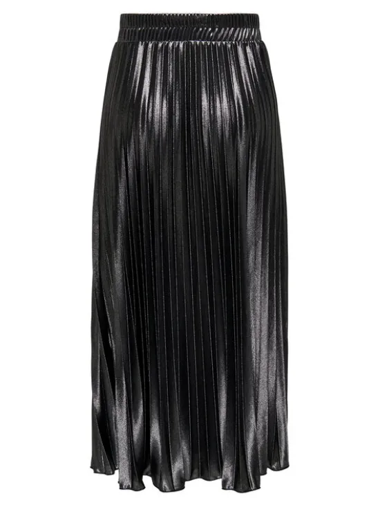ONLY Spódnica plisowana Lyon 15330727 Czarny Regular Fit