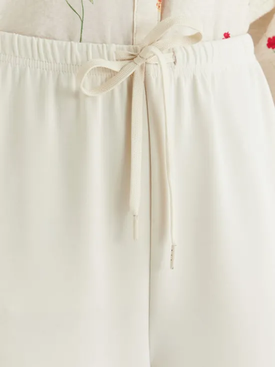 ONLY Spodnie materiałowe Maya 15369156 Beżowy Loose Fit