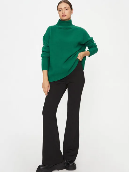 ONLY Spodnie materiałowe Peach 15298660 Czarny Flared Fit