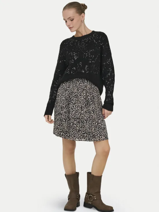 ONLY Sweter Alta 15353230 Czarny Regular Fit