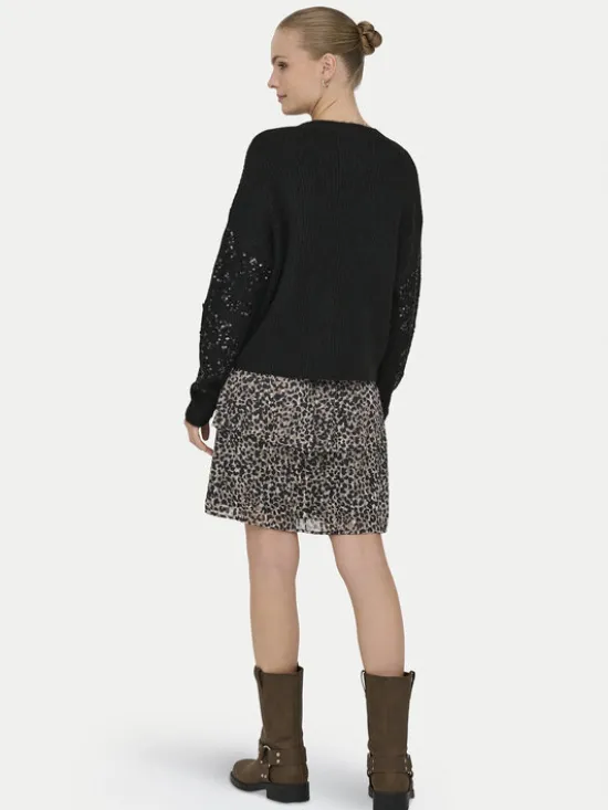 ONLY Sweter Alta 15353230 Czarny Regular Fit