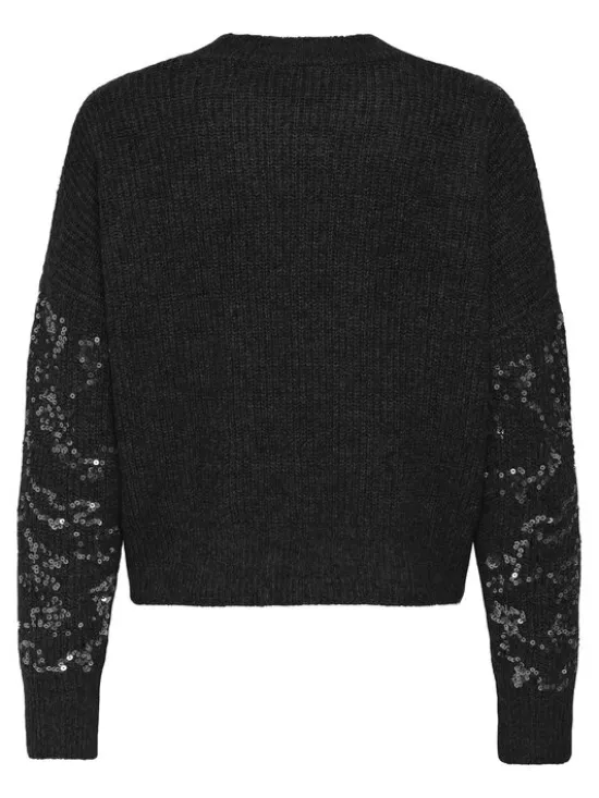 ONLY Sweter Alta 15353230 Czarny Regular Fit