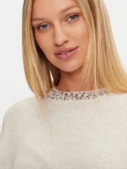 ONLY Sweter Elsa 15210667 Beżowy Regular Fit