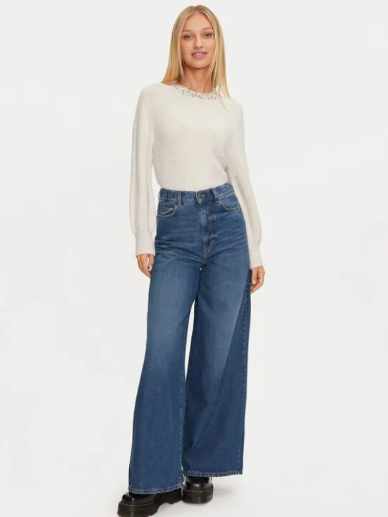 ONLY Sweter Elsa 15210667 Beżowy Regular Fit