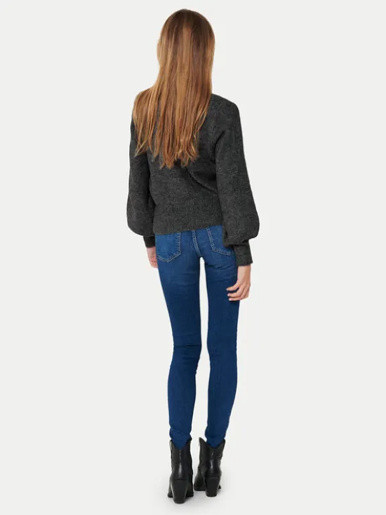 ONLY Sweter Elsa 15210667 Szary Regular Fit