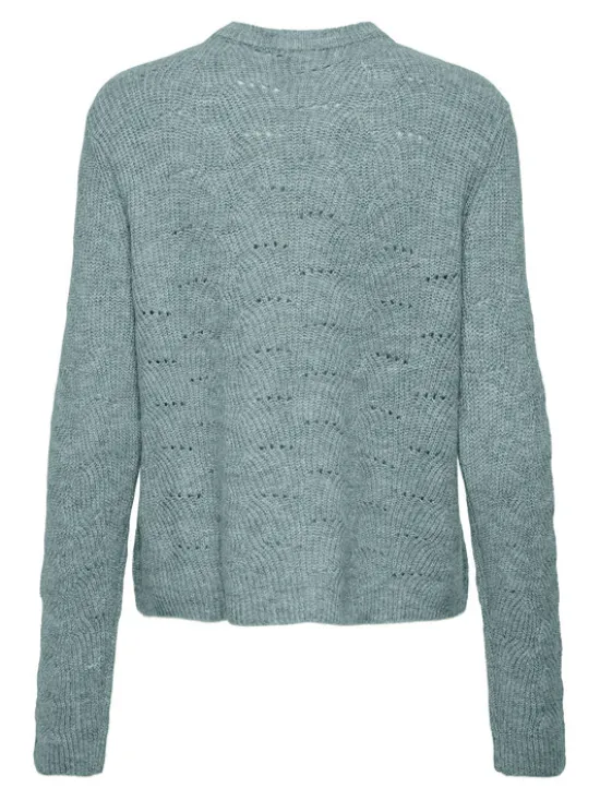 ONLY Sweter 15234745 Zielony Regular Fit