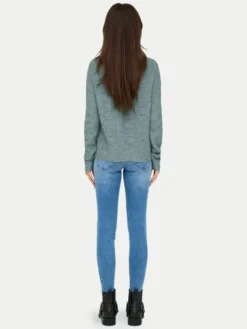 ONLY Sweter 15234745 Zielony Regular Fit