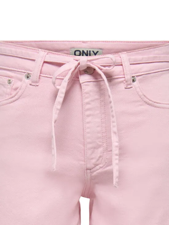 ONLY Szorty jeansowe Gianna 15370663 Różowy Regular Fit