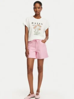ONLY Szorty jeansowe Gianna 15370663 Różowy Regular Fit