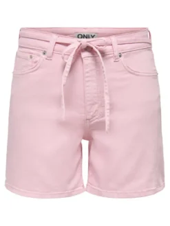 ONLY Szorty jeansowe Gianna 15370663 Różowy Regular Fit
