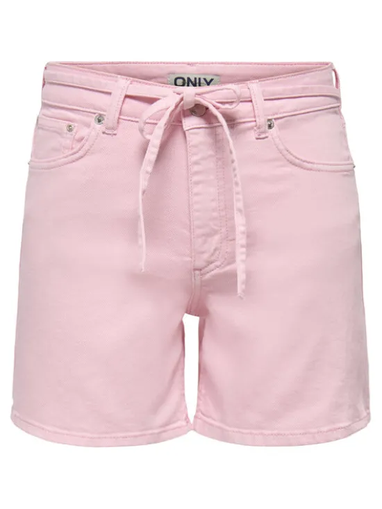 ONLY Szorty jeansowe Gianna 15370663 Różowy Regular Fit